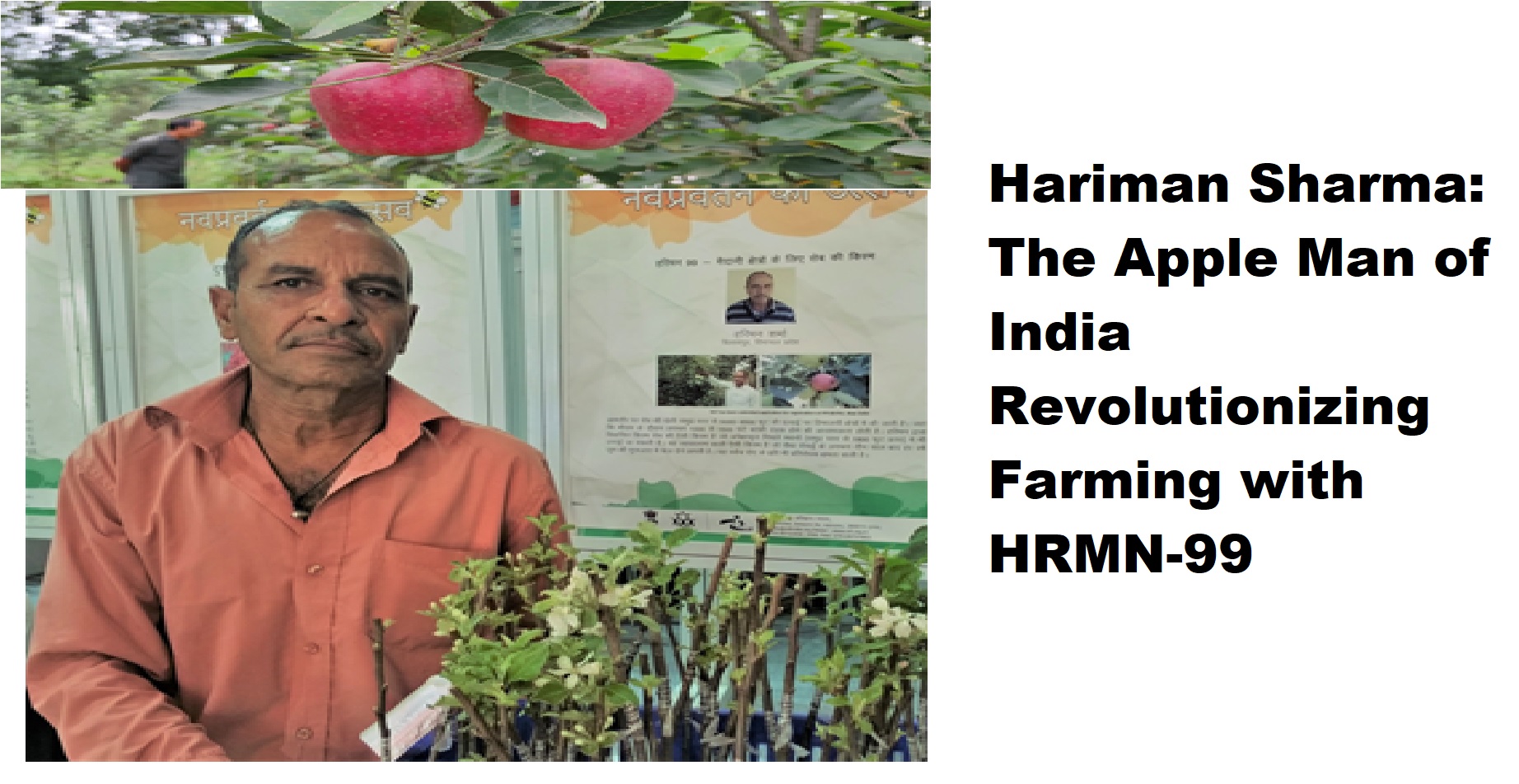 Hariman Sharma: The Apple Man of India Revolutionizing Farming with HRMN-99