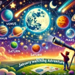 January 2025 Skywatching Adventure: A Cosmic Journey for Young Explorers